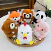 15Cm Cartoon Animals Plush Toy Stuffed Capybara Penguin Sloth Frog Doll Companion Appeasing Gift