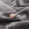 Peach Moonstone Gemstone Jewelry, 925 Solid Sterling Silver Ring, Handmade Gorgeous Silver Ring, For Wedding Gift
