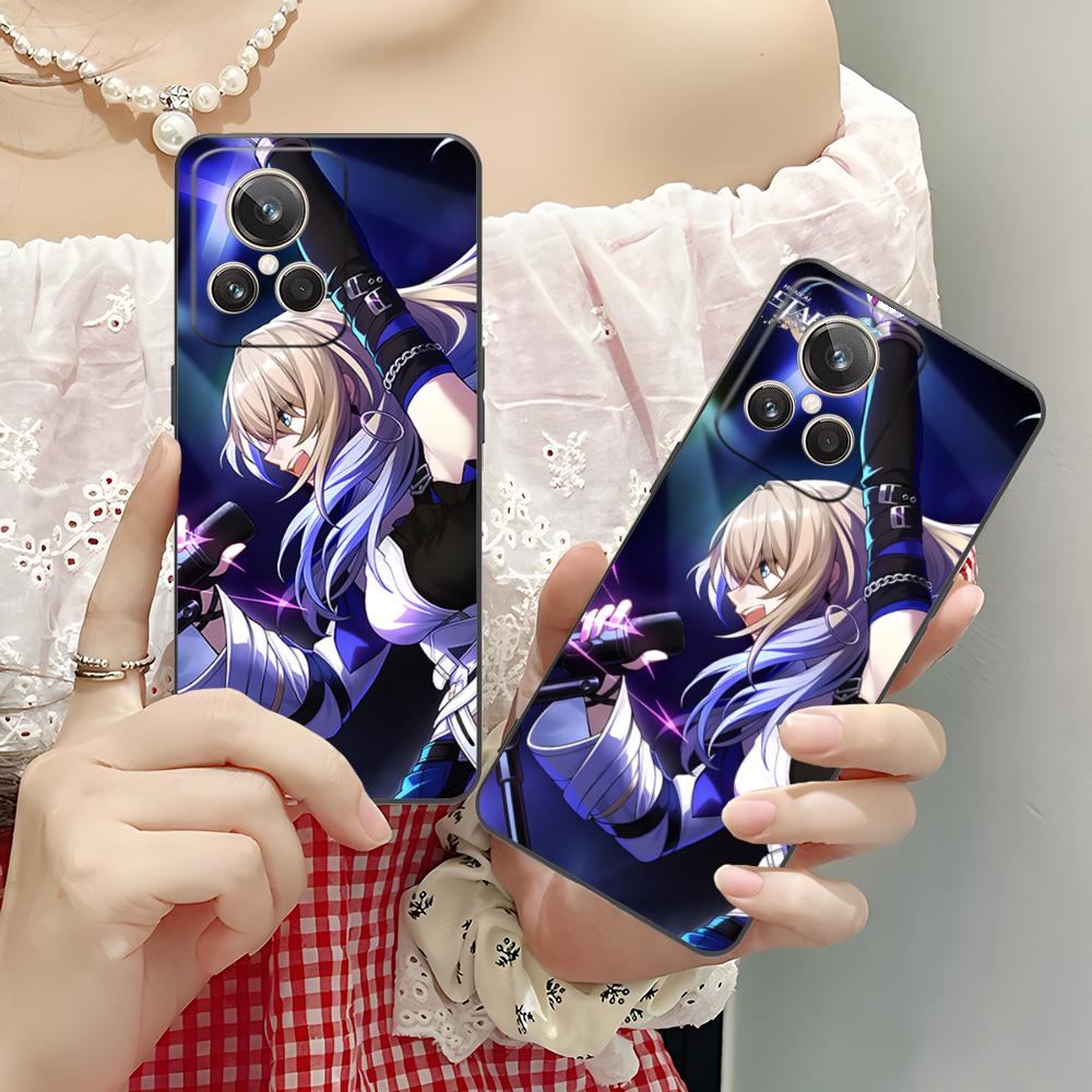 HSR Serval Матовый ТПУ Чехол для Мобильного Телефона для Realme GT 8 Neo Pro C75 73 71 C67 65 C55 53 C35 31 C20 15 Цветной Чехол