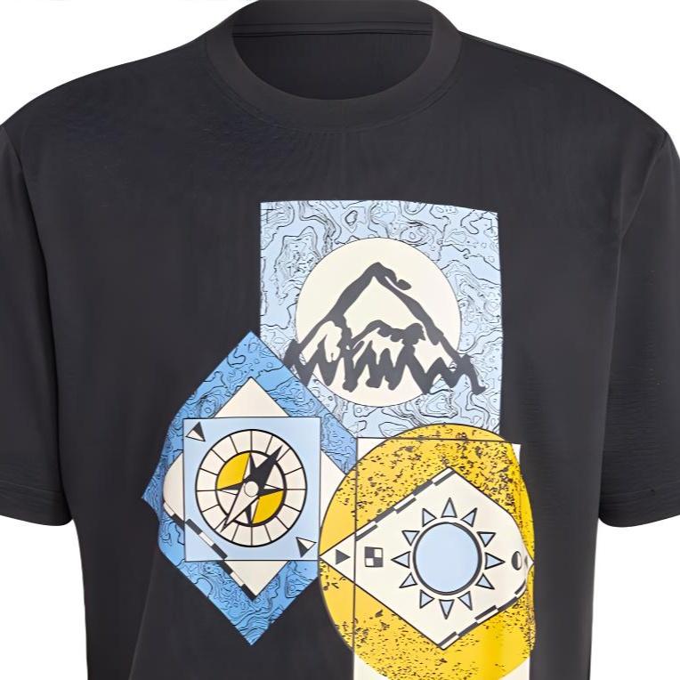adidas Мужская футболка Originals Adventure FC 'Черная' HR4222