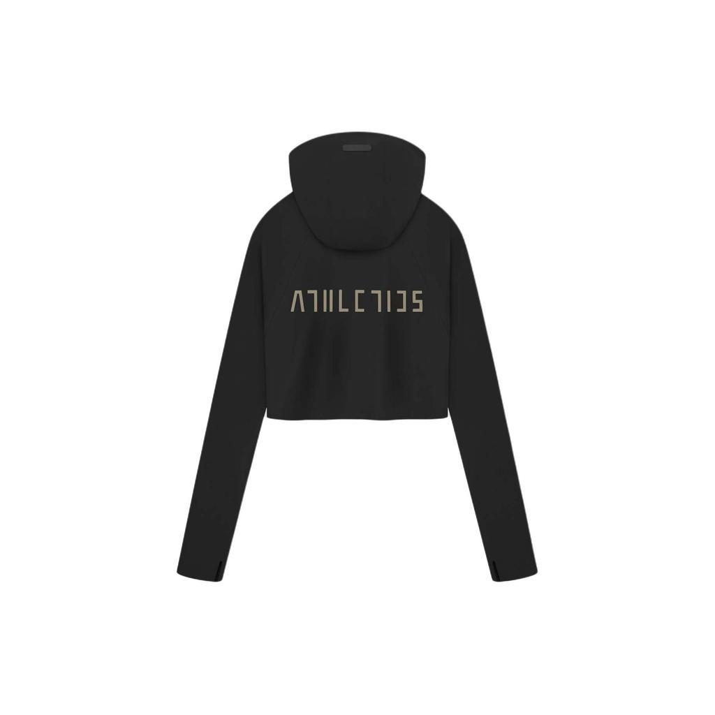 adidas X Fear Of God Athletics Базовый укороченный худи Черный Женские Топы IN5899