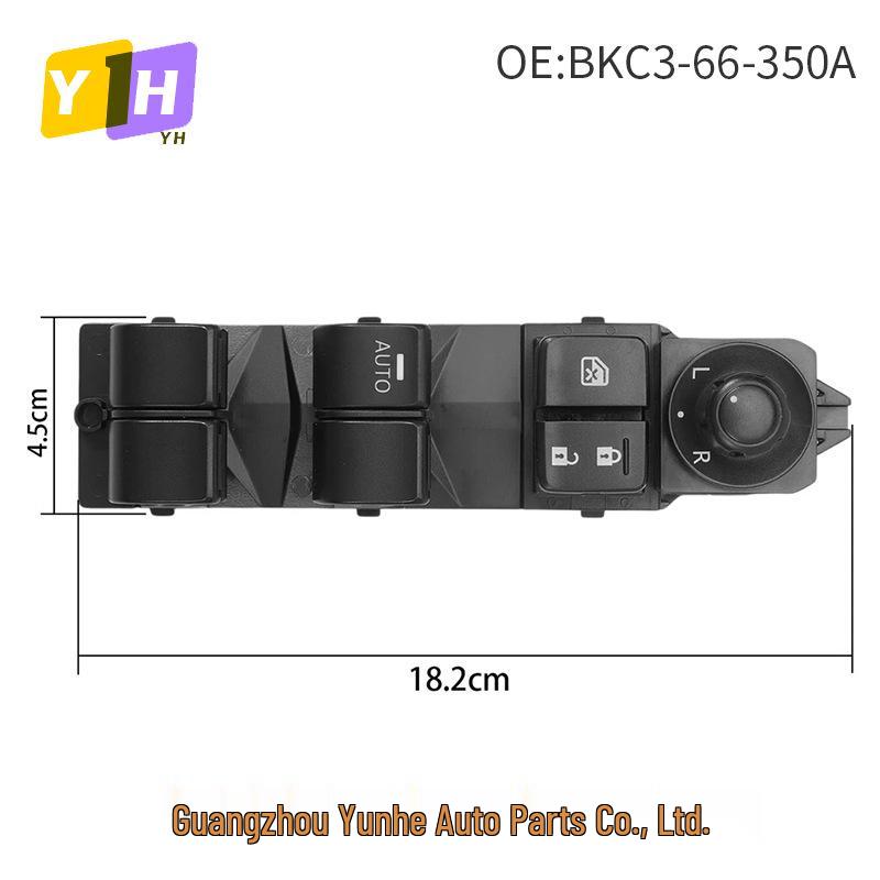 BKC3-66-350A: Compatible Electric Power Window Switch for 2014-2017 Mazda 3.