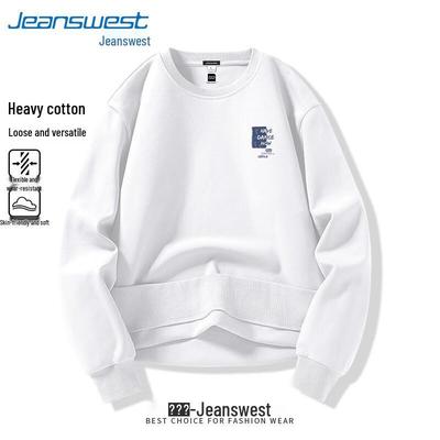 Мужской свитшот с круглым вырезом из плотного материала Jeanswest