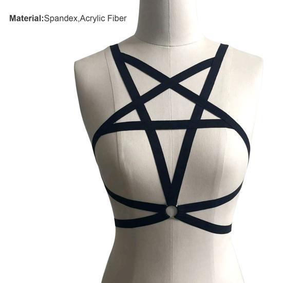 Portable Bandage Bra Enticing Clothing Pentagram