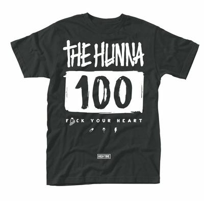 Мужская черная футболка The Hunna 100 с логотипом 100% хлопок Мужские футболки Топ The Hunna Классическая футболка