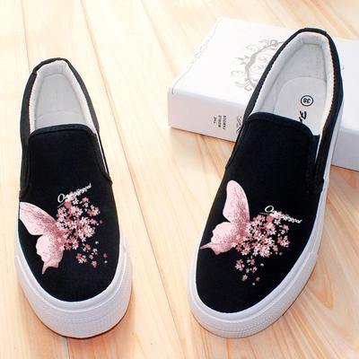 Новая женская обувь на толстой подошве и с высоким верхом из парусины, модные женские кеды, легкие и дышащие