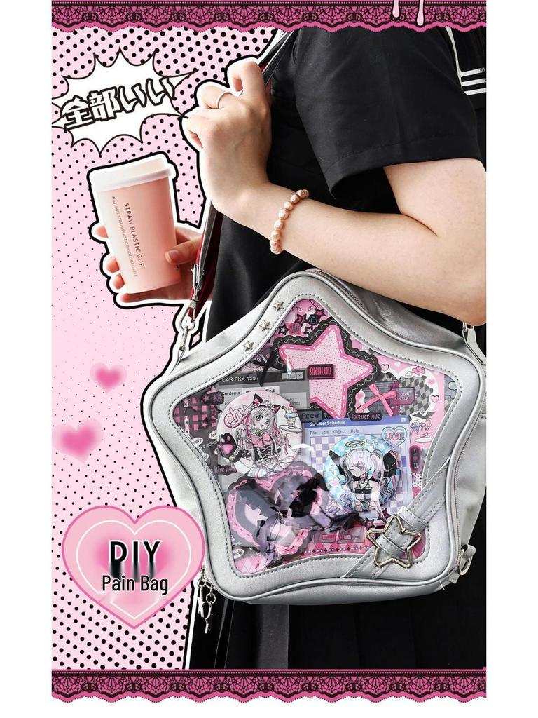 Счастливая лента кружево ита-бэг: Красный бумажный фон, наклейки для красоты и дырокол