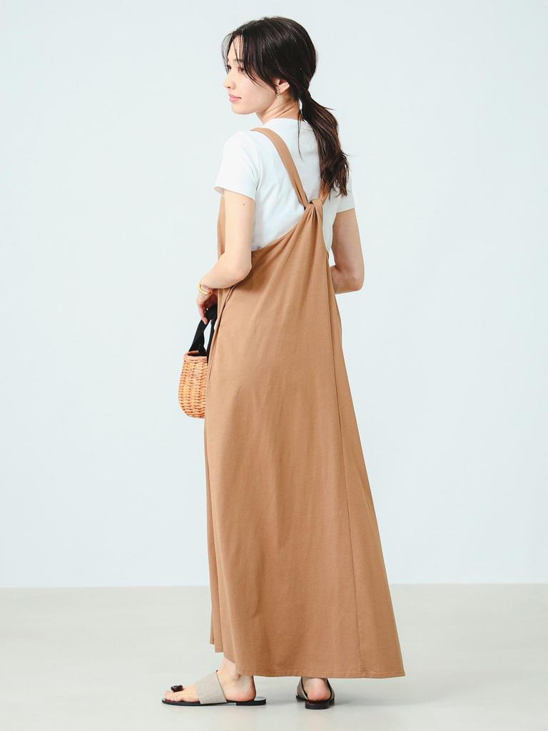 B:MING by BEAMS Knot Maxi Dress, Women's, Camel, Size M