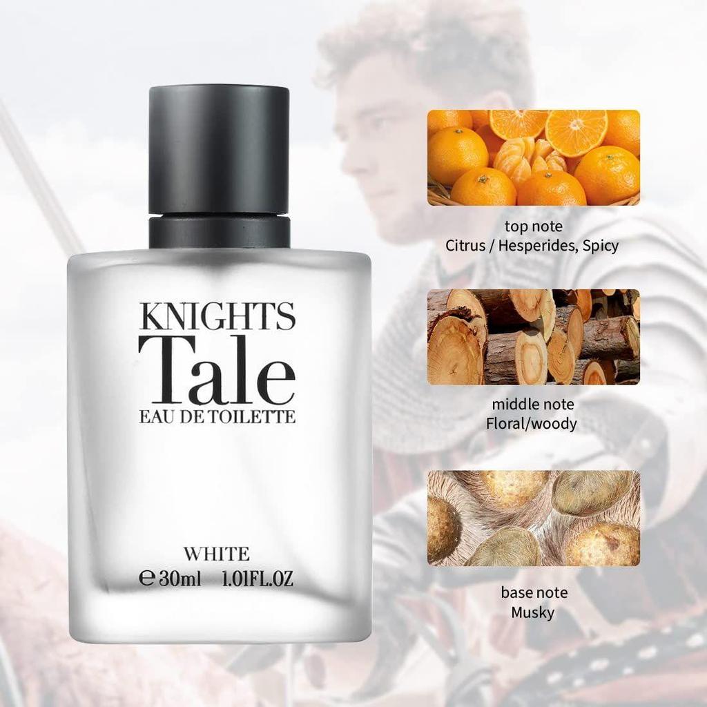 Туалетная вода MINISO Knights Tale Beauty Cosmetic Аромат для мужчин, 30 мл, белый