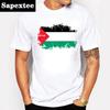 Sapextee Palestine Flag Men T Shirts Fashion Short Sleeve Summer Nostalgia T-shirts Brand Design Fans Cheer Tshirt