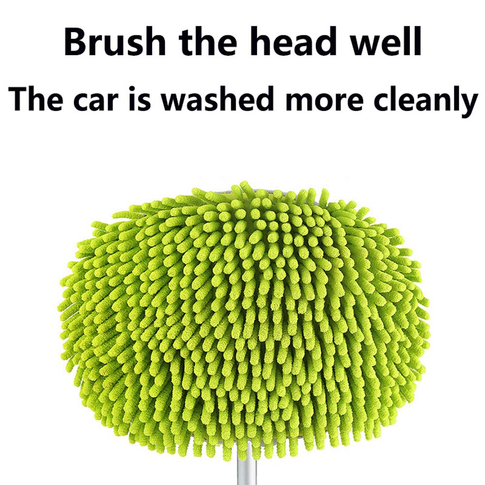 Soft Three section Telescopic Car Cleaning Tool Car brushes Mop Window Wash Tool Car washing mop