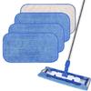 5Pieces Efficient Fiber Cleaning Cloth Efficient Dust Trapping Mop Pad Replacement for MR SIGA Microfibre Mop Refills