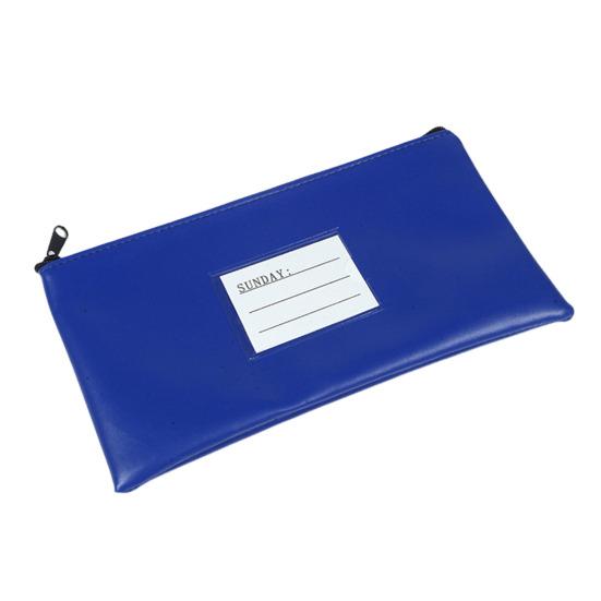 Банковский кошелек Сумка на молнии Застежка-молния Карманы из искусственной кожи Карман для хранения наличных Карты Ключи Сумка для хранения канцелярских принадлежностей