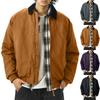 Men's Solid Color Camouflage Outdoor Sports Jacket Men's Pocket Button Casual Jacket
