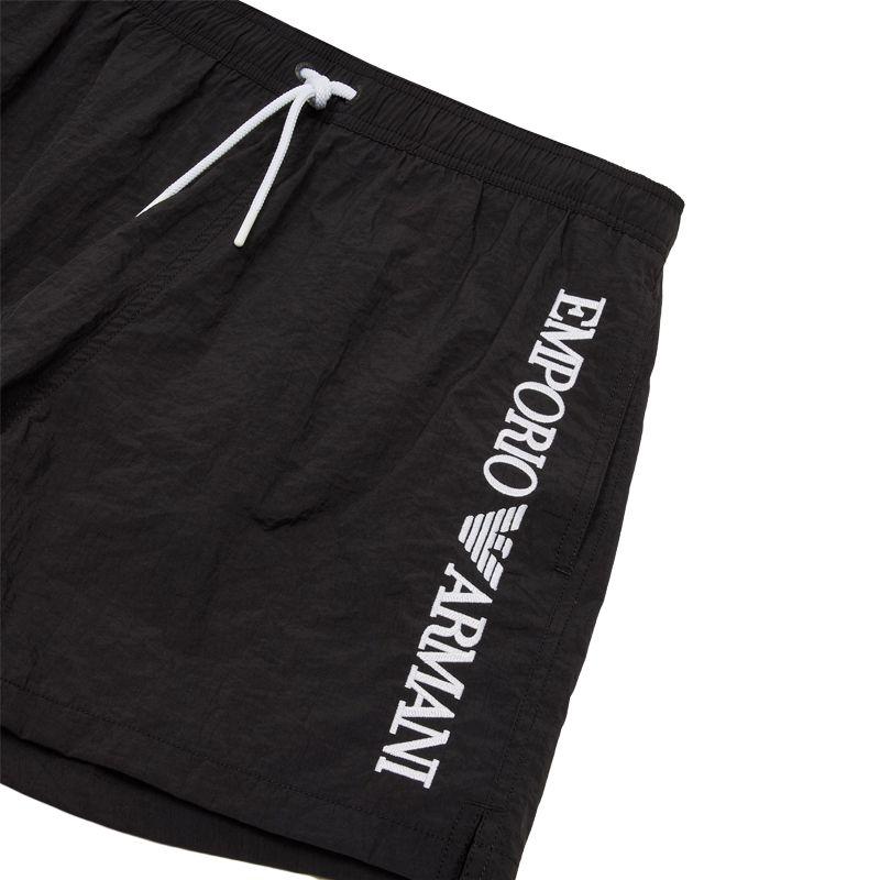 Emporio Armani Плавательные шорты с вертикальной вышивкой логотипа EM000583-AF12330-UC001