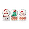Christmas Light-Up Resin Glass Ball Snow Globe Ornament