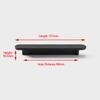 NAIERDI Zinc Alloy Cabinet Handles Nordic Gold Black Drawer Knobs Wardrobe Door Handles European Furniture Handle Hardware