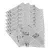 500 Sheets Sandwich Wrapping Paper Grease Proof Non Stick Food Basket Liner for Frying Baking Foods White Newspaper