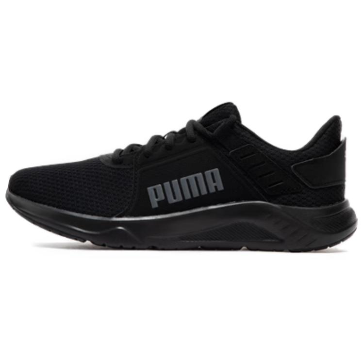 Puma Унисекс Черно-серые Низкие Беговые Кроссовки Rs-Connect 377729-01