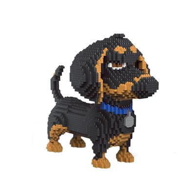 Далматин и Такса Набор 3D Микро Мини Строительные Блоки Игрушки - Изысканный для Любителей Домашних Животных, Домашний Декор и STEM Обучающая Игрушка