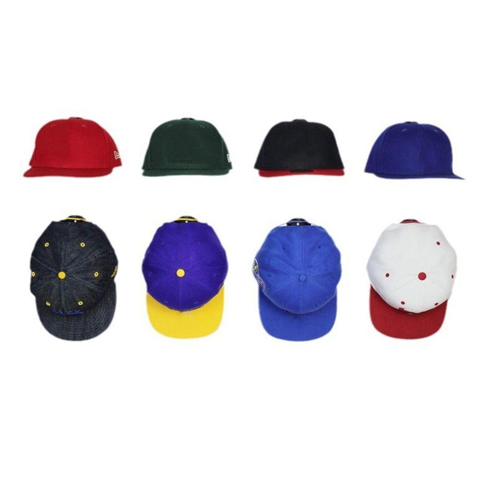 10Pcs Plastic Hat Display Hooks Self Adhesive Baseball Cap Storage Rack Baseball Caps Hangers  Door