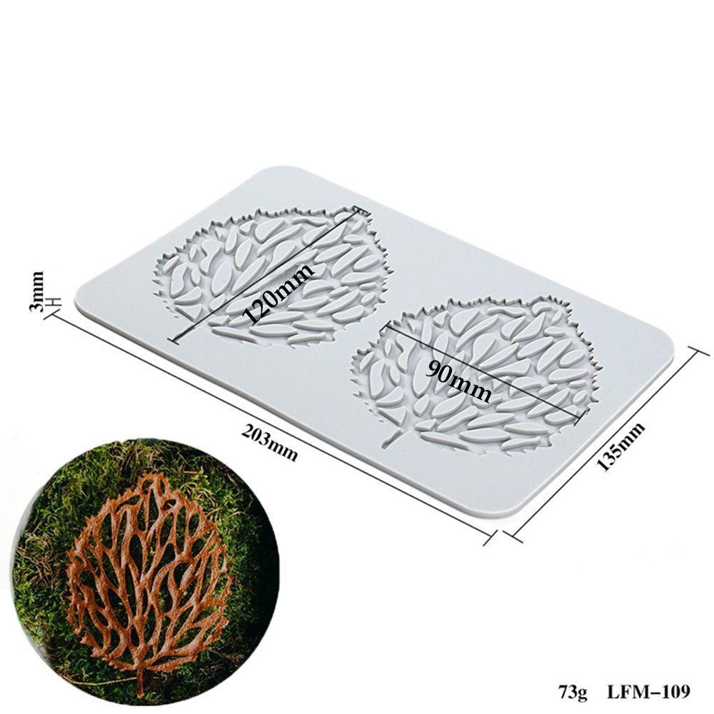 Leaf Baking Molds Sugar Dessert Silicone Mould Cake Lace Mold Cake Decorating Tools Fondant Mat