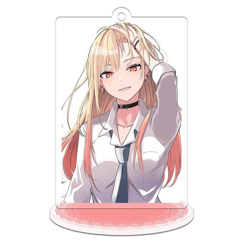 Кавайная серия My Dress Up Darling Q-издание Акриловый стенд Мультяшный персонаж Китагава Марин Печать креативности Маленький стенд