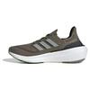 Кроссовки UltraBoost Light Olive Strata Unisex, зеленые, серебристо-металлические IE3330