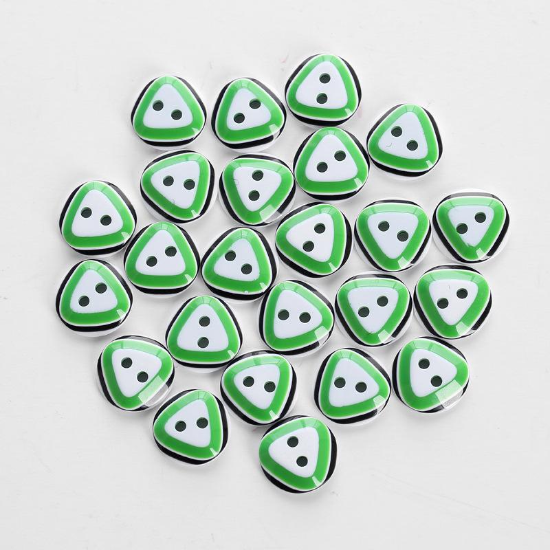 24pcs 12.5mm 2 Hole Resin Button Sewing Fit Scrapbooking Apparel Crafts Diy Decoration Mixed Color