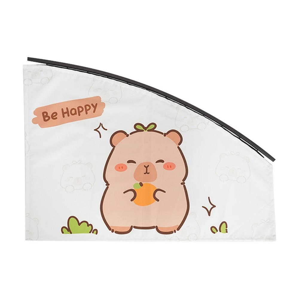 Cartoon Auto Sliding Curtain Repellent Mosquito Car Window Sunshade New Car Window Shades