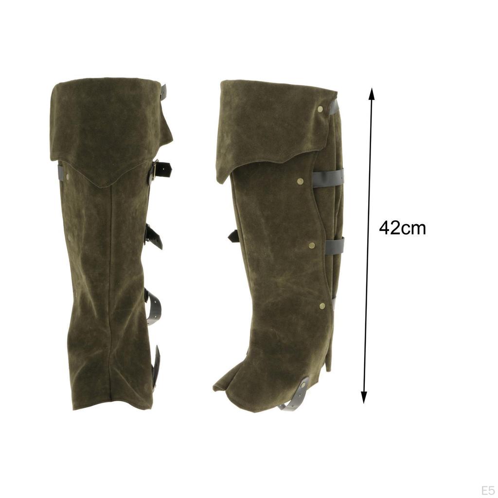 Чехлы на сапоги для пиратского косплея, взрослые, ПУ