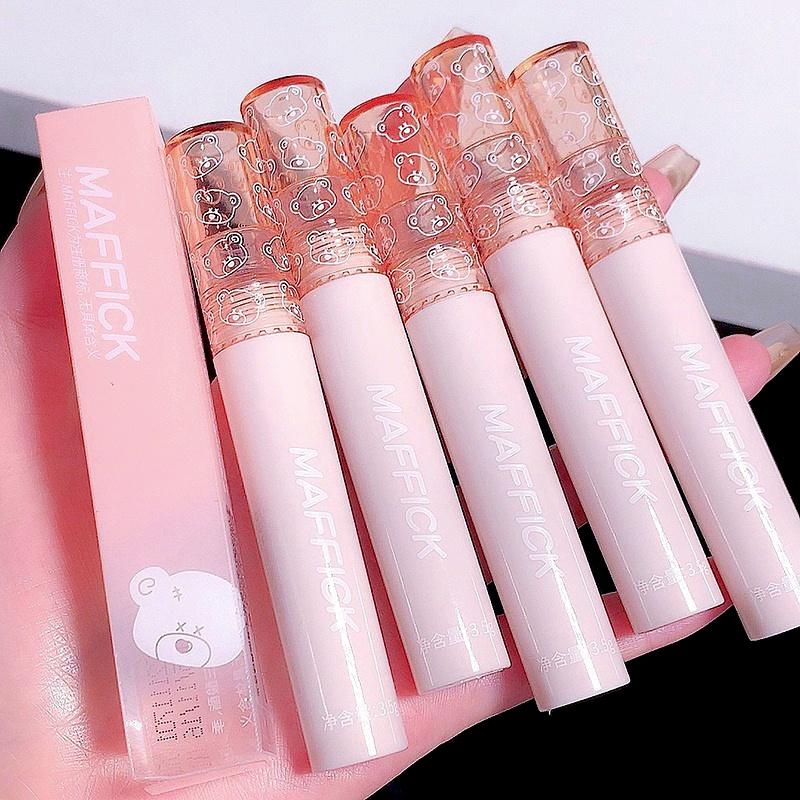 Mirror Glossy Lip Glaze Moisturizing and Hydrating Lip Mud Natural Whitening Lip Balm Waterproof Lipstick Non-stick Cup Long-lasting Setting Makeup