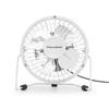 Pullman - Mini Ventilateur De Bureau Usb - Portable, Léger, Orientable - En Métal Blanc