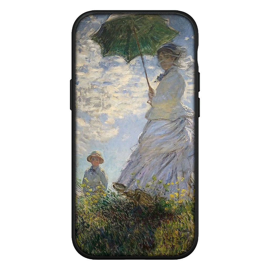 Cover for iPhone 17 16 15 Xiaomi Poco Redmi Note 14 13 12 11 Pro 16e Samsung Galaxy S25 S24 S23 OPPO Huawei Claude Monet Waterlily Cat Art Phone Case