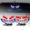1 Set Car Devil Eyes Light Modification Eye Animation Led Display Decor Pixel Panel Window Trim Lamp USB Multi-Mode Lamp