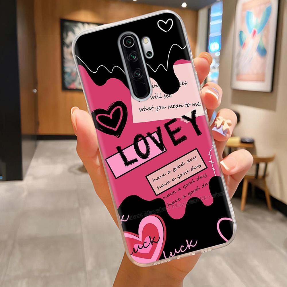 Чехлы из ТПУ для Redmi Note 8 Pro Чехол Прозрачный Красивые Цветы Легкий Чехол для Xiaomi Redmi Note8 Pro Корпус Телефона Fundas