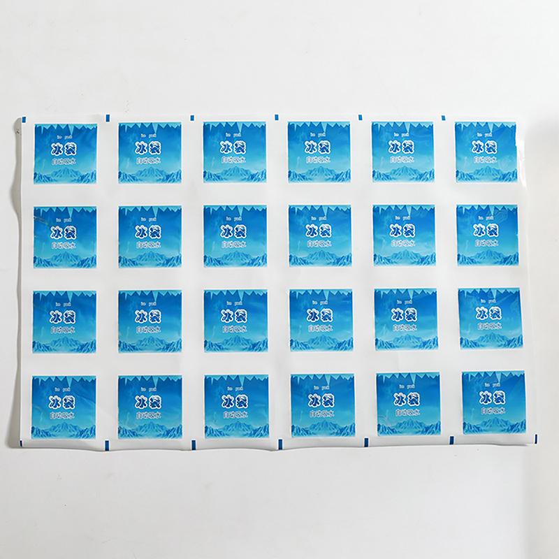 Многоразовый гелевый пакет для льда, автоматически поглощающий воду, изолированный пакет со льдом, охлаждающий пакет для снятия боли, охлаждающий пакет для сохранения свежести продуктов питания