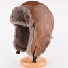 Men Winter Trapper Aviator Trooper Earflap Warm Russian Windproof Ski Hat Bomber Hats
