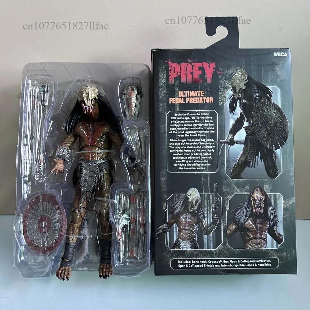 NECA Prey Ultimate Feral Predator 7-дюймовая фигурка Маска Deluxe Ultimate Фигурка Существа-Собаки Коллекционная Модель Игрушки
