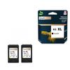 Ink Cartridge - QUALITONER - 62XL - Black - 2 Pieces - Compatible with HP Envy and OfficeJet