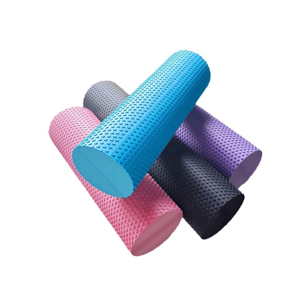 Твердый ролик из пены EVA с сетчатым рисунком для расслабления мышц и массажа для йоги