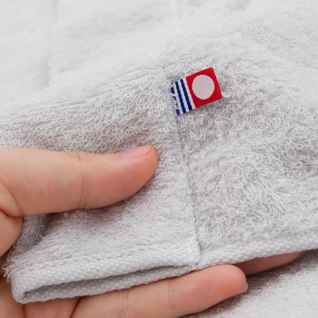 NITORI Имабари Пушистое Банное Полотенце Светло-серое NITORI 7771856