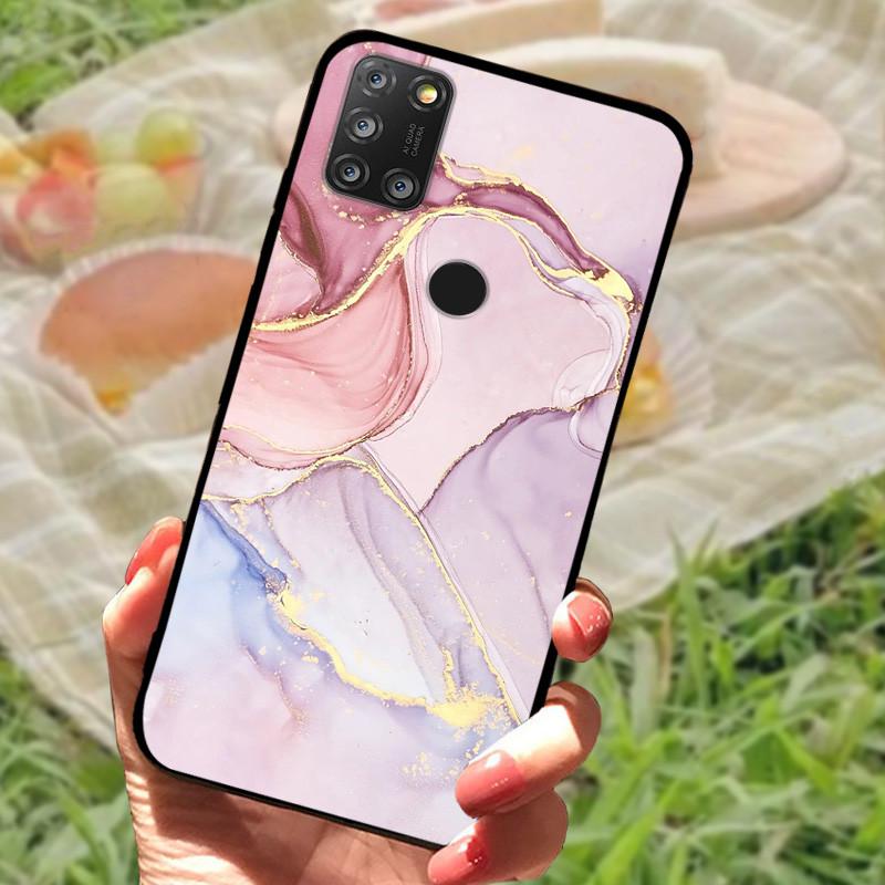 For Alcatel 3X 2020 Case Marble Silicon Back Cover Phone Case For Alcatel 5X 5061 / 3X 2020 4 Cameras Cases Soft bumper Funda