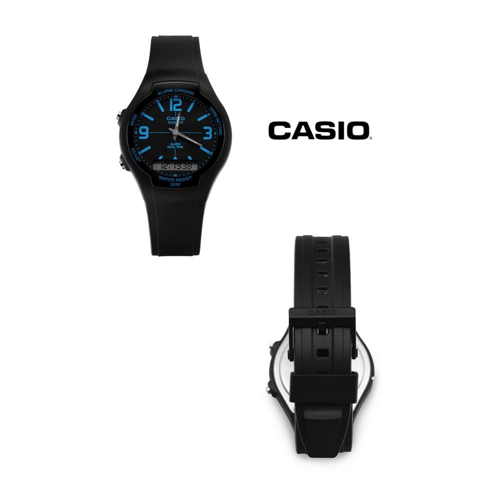 Casio Aw 90h 2bvdf  Aw 90h 2b  Аналого-цифровые публичные уретановые часы