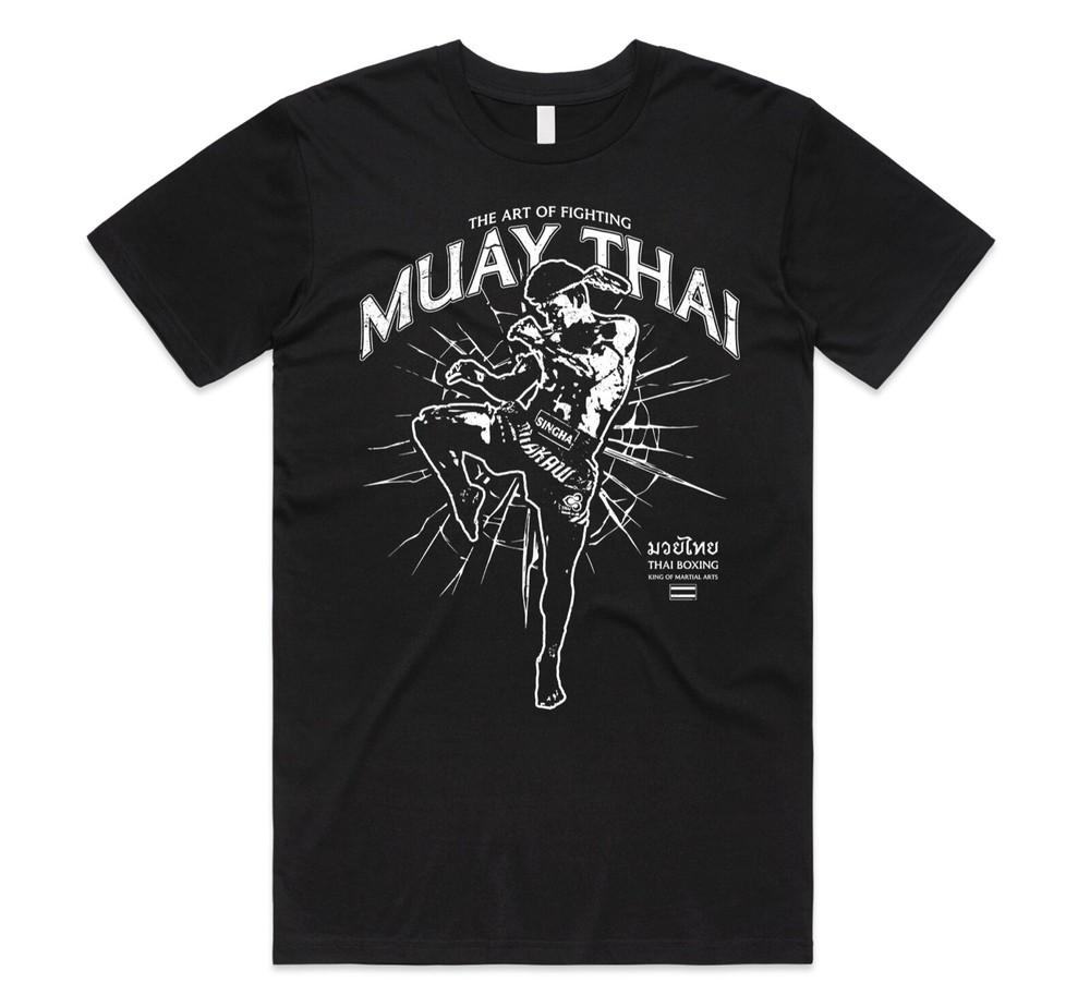 Футболка Muay Thai Art Of Fighting Футболка Графическая Кикбоксинг Боевые искусства Подарок