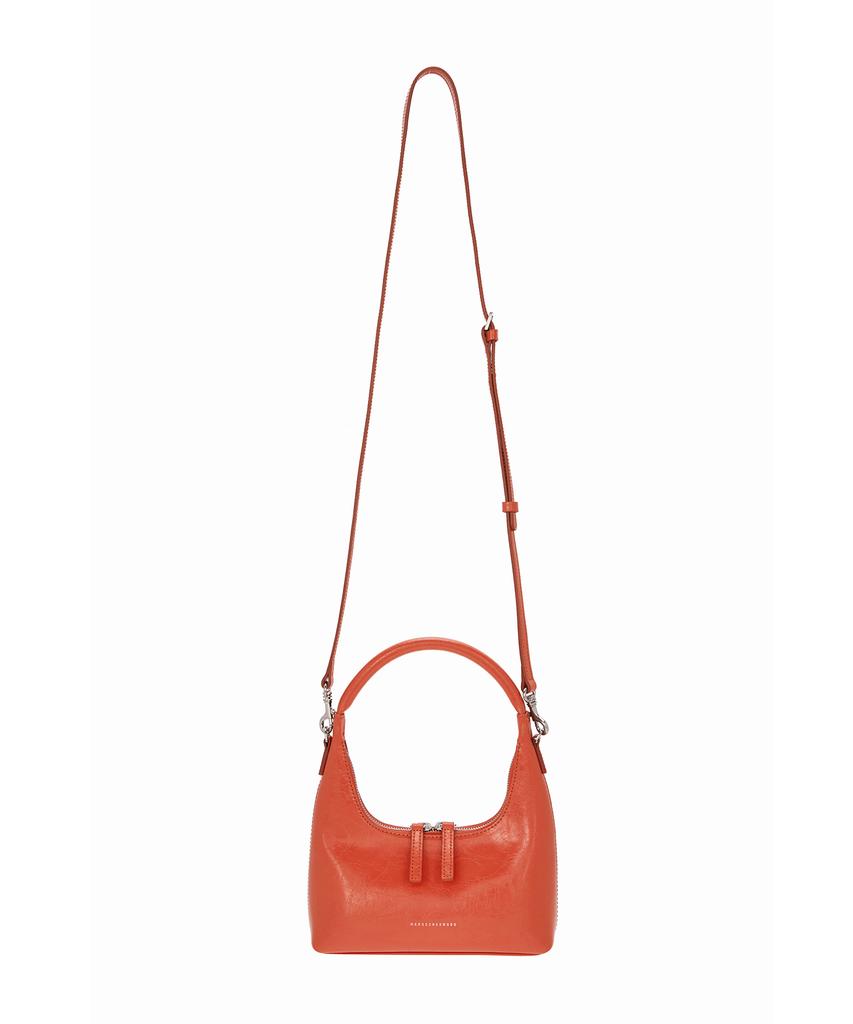 Margesherwood Hobo Mini + Strap - Tangerline Crinkle