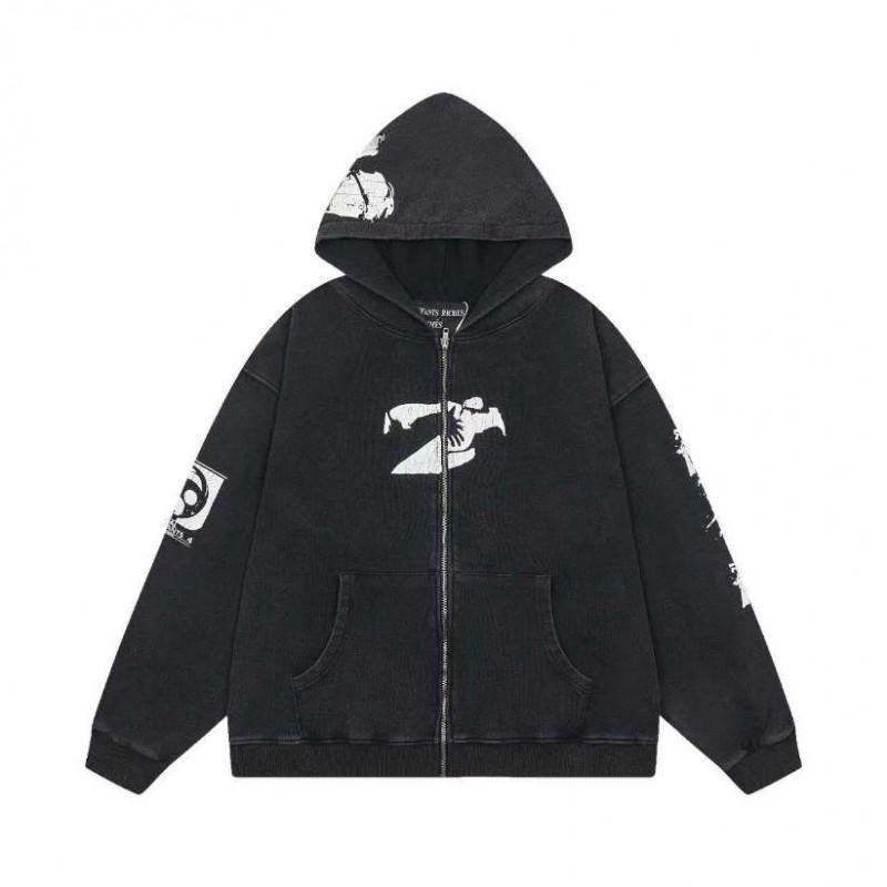 Unisex Oversized Hooded Sweatshirt With Vintage Letter Print Streetwear Casual Long Sleeve Top