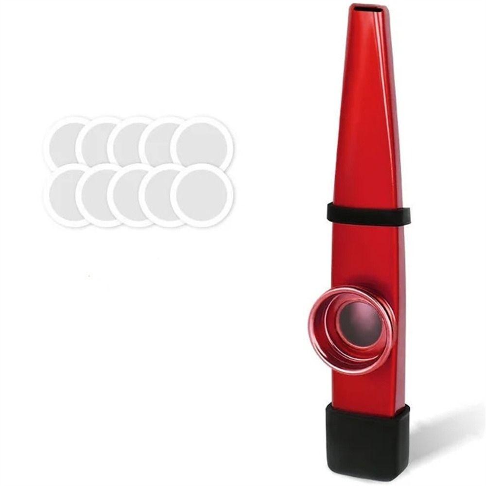 Простой дизайн Kazoos Флейты Диафрагма Рот Kazoos Лучший подарок Металлические музыкальные инструменты Kazoos