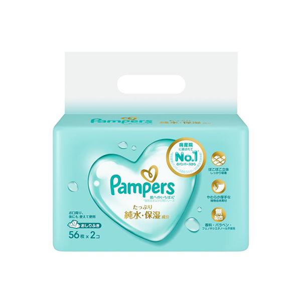 P&G P&G Japan Pampers Салфетки для попы (56 листов x 2 упаковки)