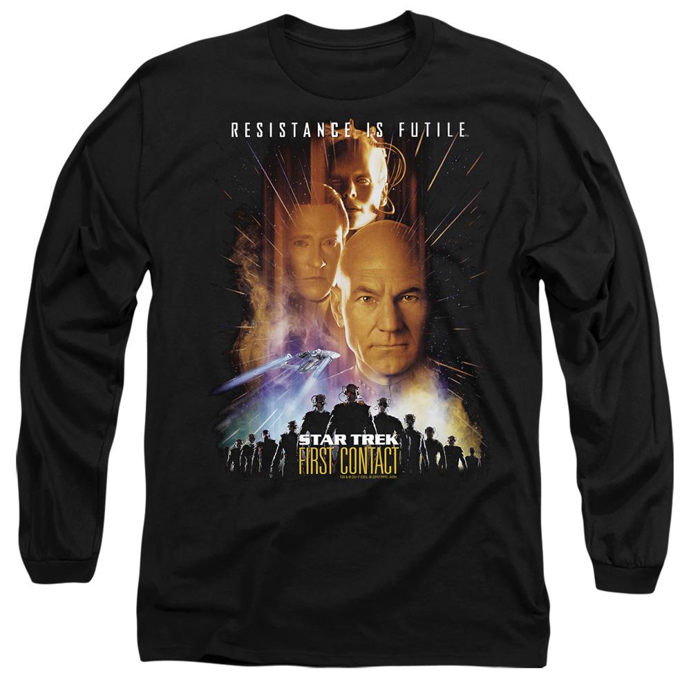Star Trek Unisex Adult First Contact T-Shirt